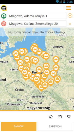 Planeta Taxi Mrągowo Screenshot 1
