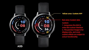 Red Blue Colors For Wear OS Screenshot 0