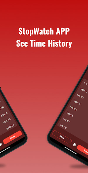 Stopwatch App Screenshot 2