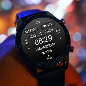 Key WF28 Digital Watch Face Screenshot 1