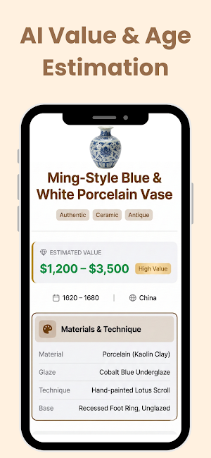 Antique & Vintage Identifier Screenshot 1