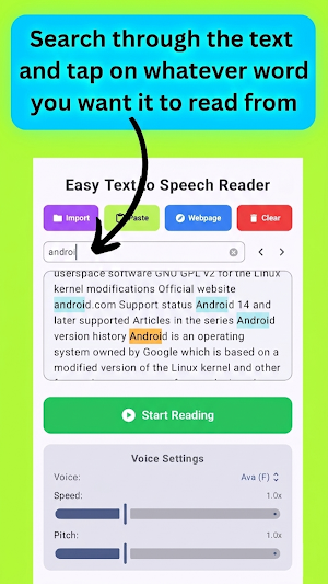 Easy Text to Speech Reader Screenshot 3