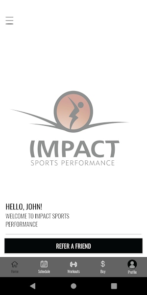 Impact Sports Performance Screenshot 1