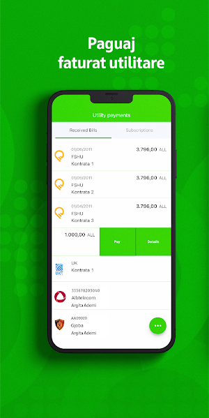 OTP Bank Alb Screenshot 2