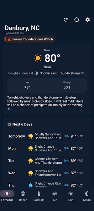 YAWA NOAA Screenshot 0