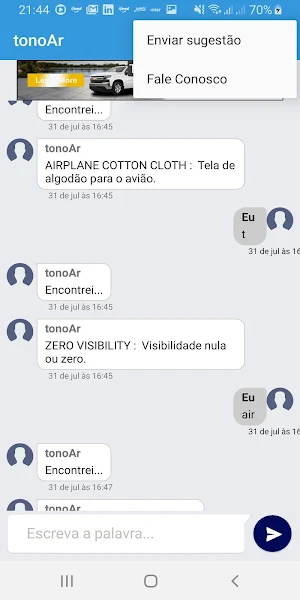 tonoAr - Dicionário da Aviação Screenshot 2