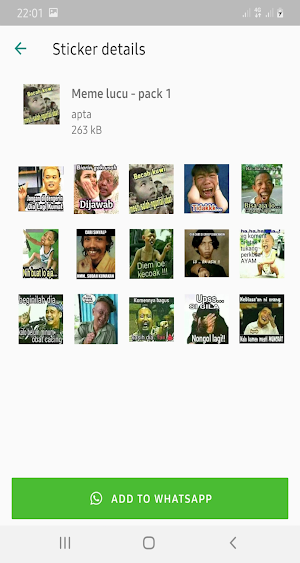 Meme Lucu Perang Gambar Stiker WA Screenshot 3