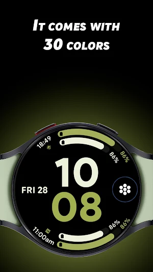 Digital Arc - Watch face Screenshot 2