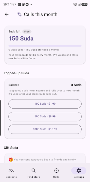 SudaCall - AI Friend Calls Screenshot 2