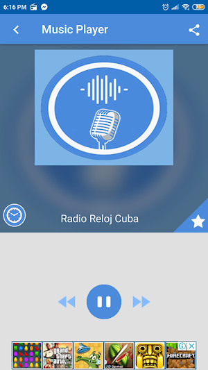 radio reloj cuba app en linea Screenshot 0
