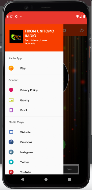 FIKOM UNITOMO RADIO screenshot 6