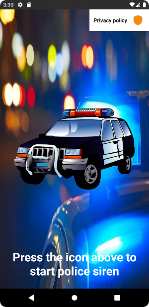 Police siren funny prank Screenshot 1