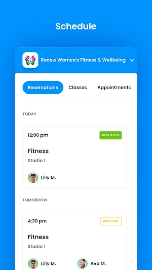 Renew Women's Fitness Screenshot 2