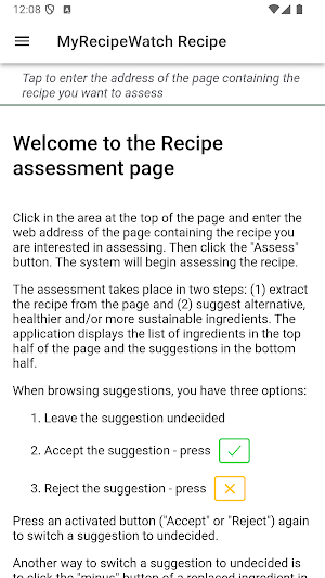 DietWise: MyRecipeWatch Screenshot 0