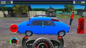 Russian Car - Drag Racing Screenshot 0
