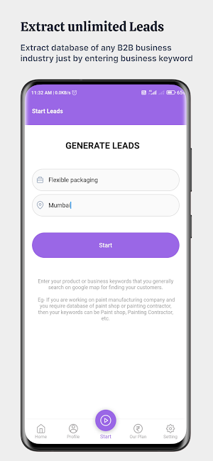 B2B Leadwala - Data Extractor Screenshot 0