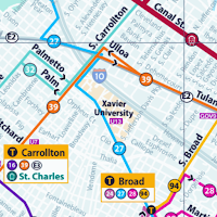 New Orleans RTA Map 2024