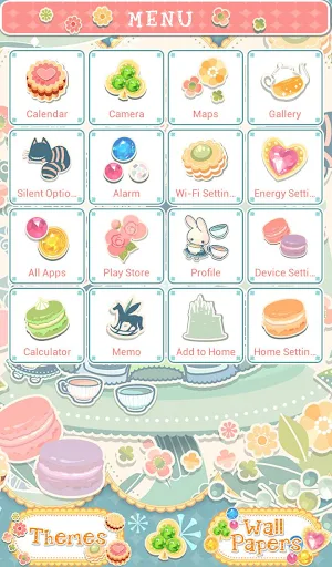 Cute Theme-Alice in Candy-land Screenshot 1