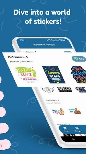 Motivation Stickers Screenshot 1