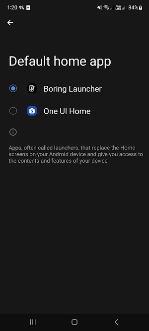 Boring Launcher (Beta) Screenshot 1