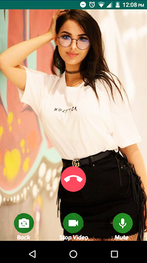 SSSniperWolf Fake Chat & Video Call Screenshot 1