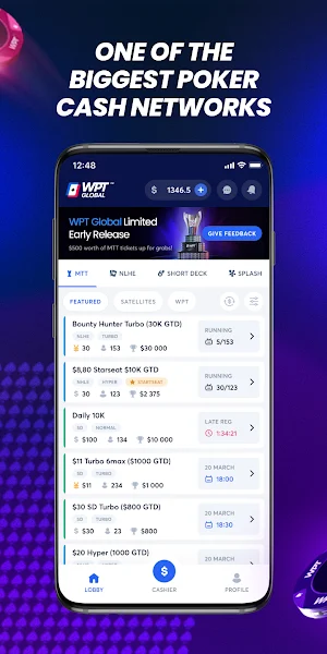 WPT Global Real Online Poker Screenshot 1