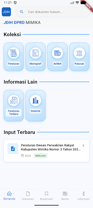 JDIH DPRD Mimika Screenshot 0