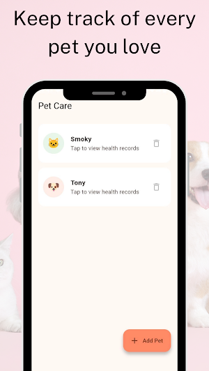 Pet Care - Vet & Vaccine Log Screenshot 0