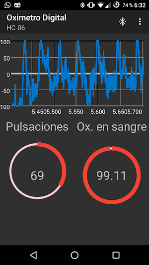 Oximetro Digital Screenshot 1