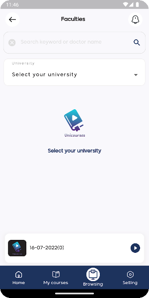 Uni-courses e-learning Screenshot 0