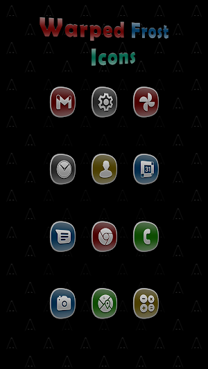Warped Frost Colors Icons Screenshot 0