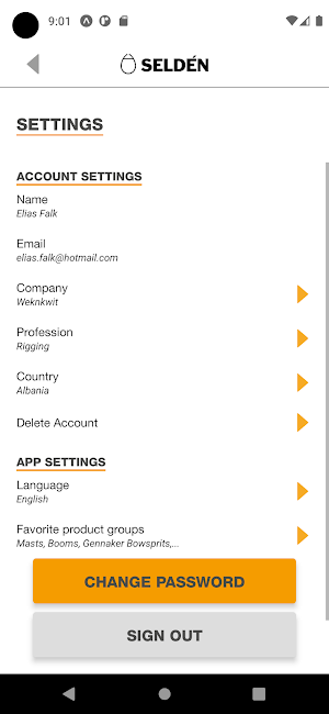 Seldén Pro Screenshot 1