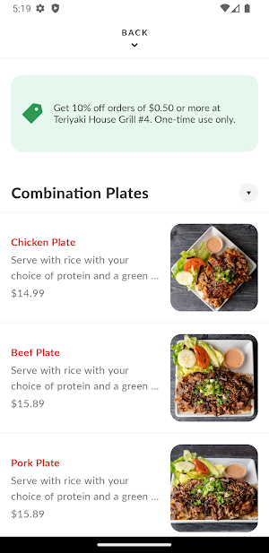 Teriyaki House Grill Screenshot 2