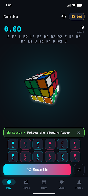 Cubiko: Speed Cube Timer Screenshot 0