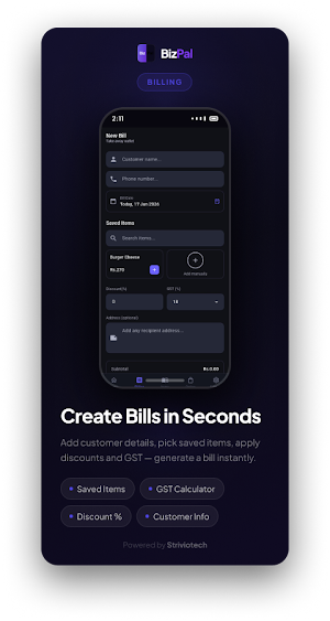 BizPal: Billing & Business App Screenshot 1