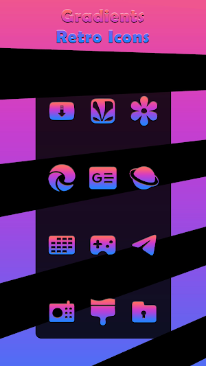 Gradients - Retro Icons Screenshot 2
