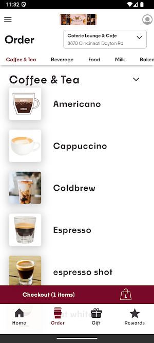 Coterie Cafe Screenshot 2