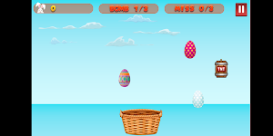 Easter Egg Basket Catch Game Screenshot 2