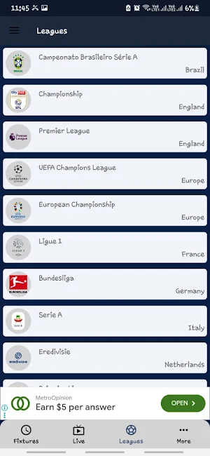 Football Live TV Streaming Screenshot 1