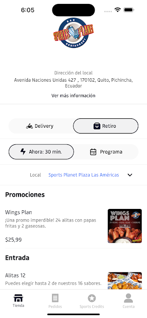 Sports Planet Bar-Restaurant Screenshot 0
