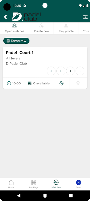 D Padel Club Cyprus Screenshot 2