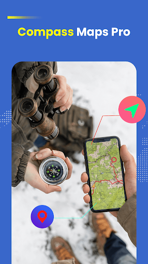 Digital Compass - Maps Compass 360 Screenshot 0