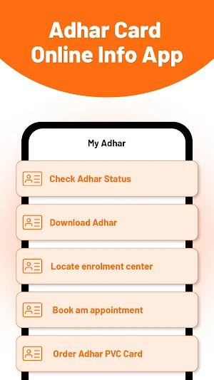 Adhar Card Online Info App Screenshot 3