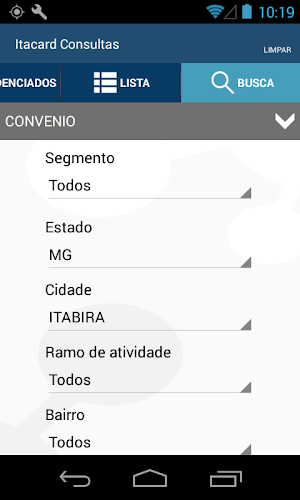 Itacard Consultas Screenshot 3