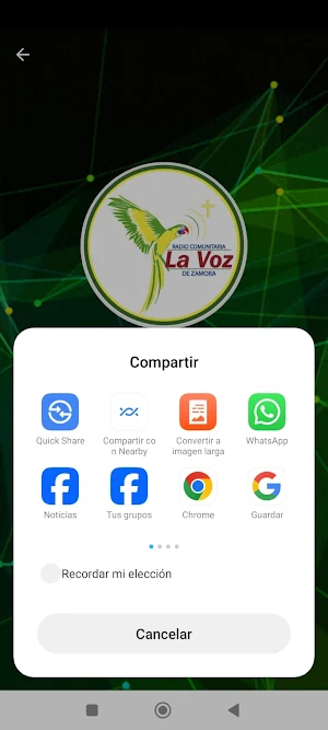 Radio La Voz del Zamora Screenshot 3