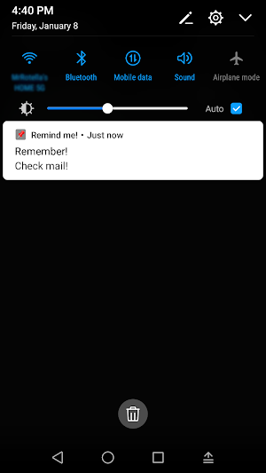 Remind me! Reminder management Screenshot 2