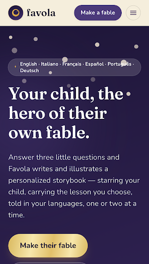 Favola — Kids' Storybooks Screenshot 0