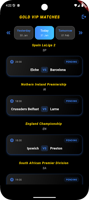 Pioneer Soccer Picks Screenshot 0