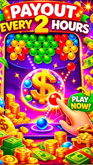 Cash Bubble : Win Real Money Screenshot 0