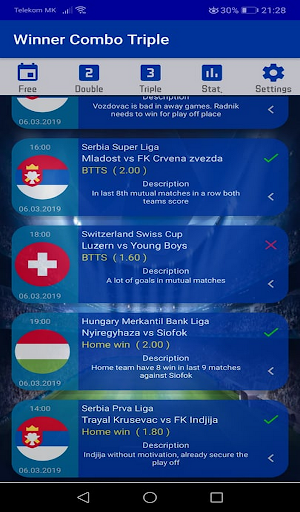 Winner Football Tips Screenshot 1